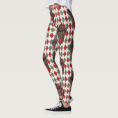 karierter Weihnachtskrampf Leggings (Links)