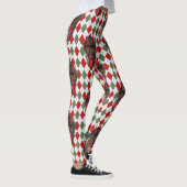 karierter Weihnachtskrampf Leggings (Rechts)