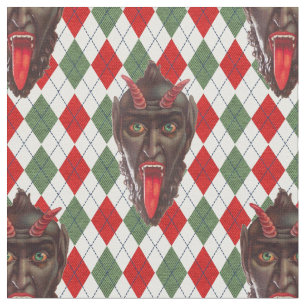 karierter Weihnachtskrampf Stoff