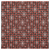 Karierter Weihnachtsschnee Stoff (Muster)