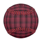 Karierter Weihnachtsstil Baseball (Rückseite)