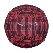 Karierter Weihnachtsstil Baseball (Vorderseite)