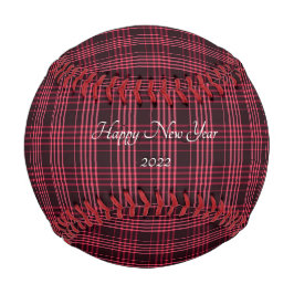 Karierter Weihnachtsstil Baseball