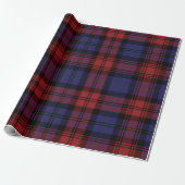 Karierter Weihnachtsurlaub Tartan Geschenkpapier (Ungerollt)