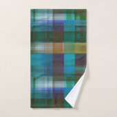 Karierter West Badhandtuch Set (Handtuch)