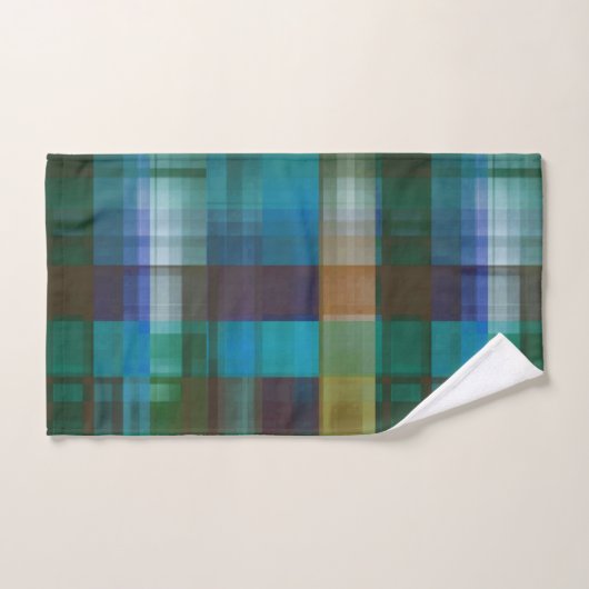 Karierter West Badhandtuch Set (Handtuch)