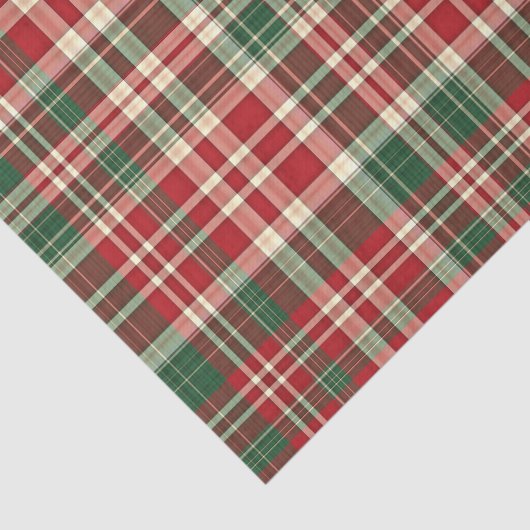 Kariertes 01-GEWEBE-WRAPPING-PAPIER Seidenpapier (Ausschnitt)