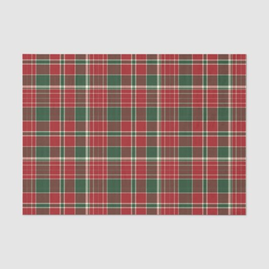 Kariertes 12-GEWEBE-WRAPPING-PAPIER Seidenpapier (Vorderseite)