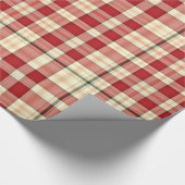 Kariertes 20-GIFT-WRAPPING-PAPIER Geschenkpapier (Ecke)