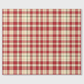 Kariertes 20-GIFT-WRAPPING-PAPIER Geschenkpapier (Flach)