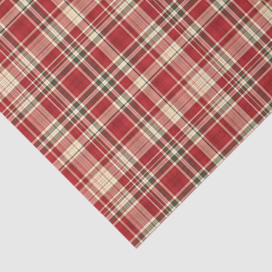 Kariertes 23-GEWEBE-WRAPPING-PAPIER Seidenpapier (Ausschnitt)