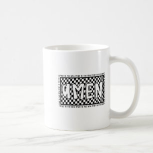 Kariertes Amen Vintage Jesus Bibelvers Christlich Kaffeetasse