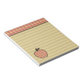 Kariertes Apple Editor Notizblock (angewinkelt)