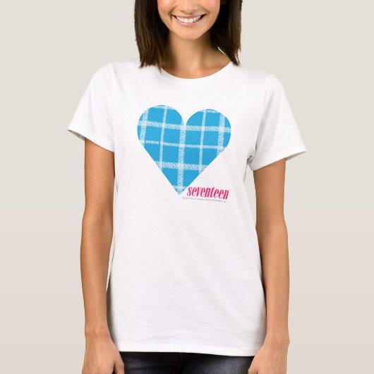 Kariertes Aqua 2 T-Shirt (Vorderseite)