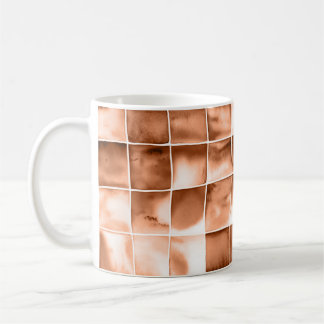 Kariertes Aquarellmuster  Kaffeetasse