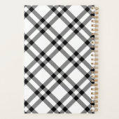 Kariertes Black & White Buffalo Planer (Rückseite)