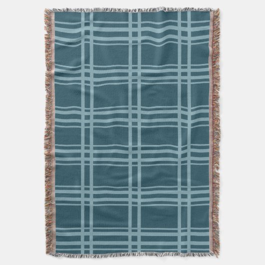 Kariertes Blau Decke (Vorderseite Vertikal)