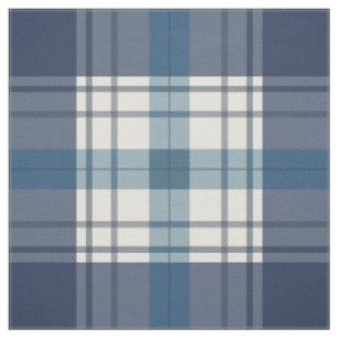 kariertes Blau Stoff