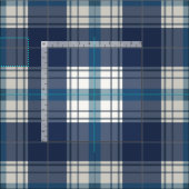 kariertes Blau Stoff (Kachel)