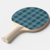 Kariertes Blau Tischtennis Schläger (Vorderseite)