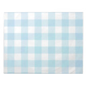 Kariertes Blau und Weiß vom Buffalo Notizblock (Vorderseite)