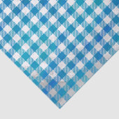 Kariertes Blau und Weiß vom Buffalo Seidenpapier (Ausschnitt)