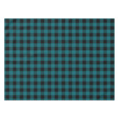Kariertes blaues Muster Tischdecke (Vorderseite (Horizontal))