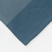 Kariertes blaues und gelbes Muster Fleecedecke (Ecke)