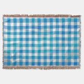Kariertes Blue-Checkered Buffalo Decke (Vorderseite)