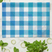 Kariertes Blue-Checkered Buffalo Küchentuch (Gefaltet)