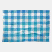 Kariertes Blue-Checkered Buffalo Küchentuch (Horizontal)