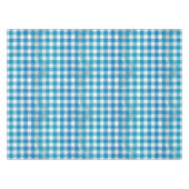 Kariertes Blue-Checkered Buffalo Tischdecke (Vorderseite (Horizontal))
