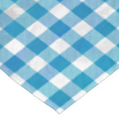 Kariertes Blue-Checkered Buffalo Tischdecke (Schrägansicht)