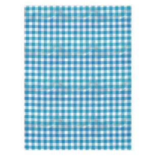 Kariertes Blue-Checkered Buffalo Tischdecke