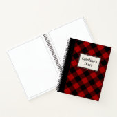 Kariertes Buffalo-Diary-Notebook Notizblock (Innenseite)