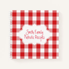 Kariertes Buffalo- Notizblock