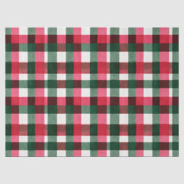 Kariertes Buffalo Seidenpapier