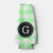 Kariertes Büffel Flaschenkühler (Vorderseite)