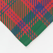 Kariertes Clan Grant Tartan Familienhaus Fleecedecke (Ecke)