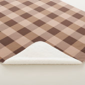 Kariertes Decke Sherpadecke (3/4)