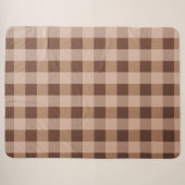 Kariertes Decke Sherpadecke (Vorderseite (Horizontal))