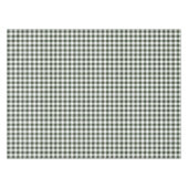 Kariertes Design für Jäger, grün und weiß Tischdecke (Vorderseite (Horizontal))