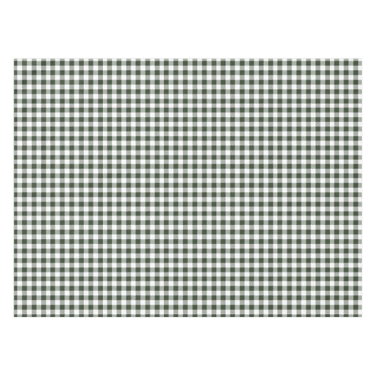 Kariertes Design für Jäger, grün und weiß Tischdecke (Vorderseite (Horizontal))