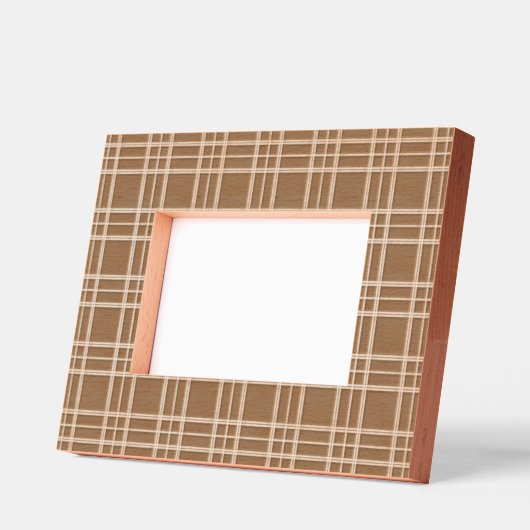 Kariertes Design Geätzte Rahmen (Links)