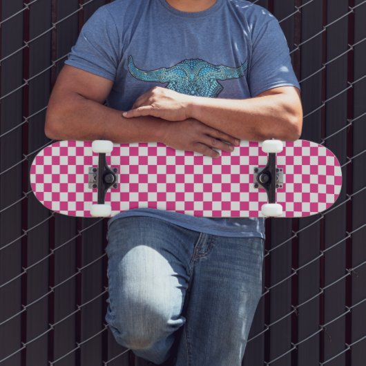 Kariertes Druck-Skateboard Skateboard (Außenbereich 3)