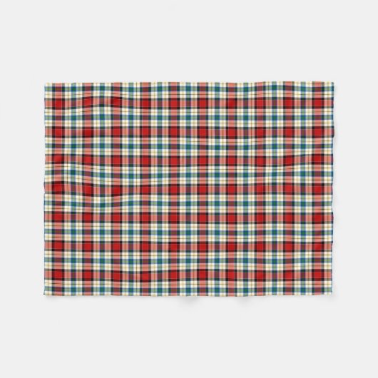 Kariertes Dundekleid Tartan Fleecedecke (Vorderseite (Horizontal))