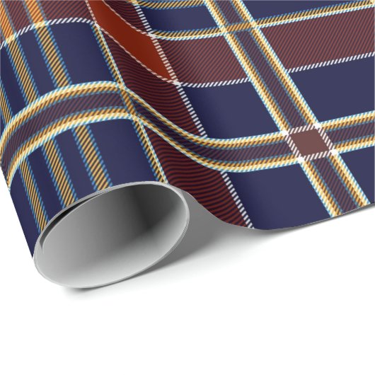 kariertes Faltpapier Geschenkpapier (Rolleneckpunkt)