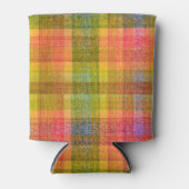 Kariertes Farbmuster für einen belebten Stift Dosenkühler (Vorderseite)