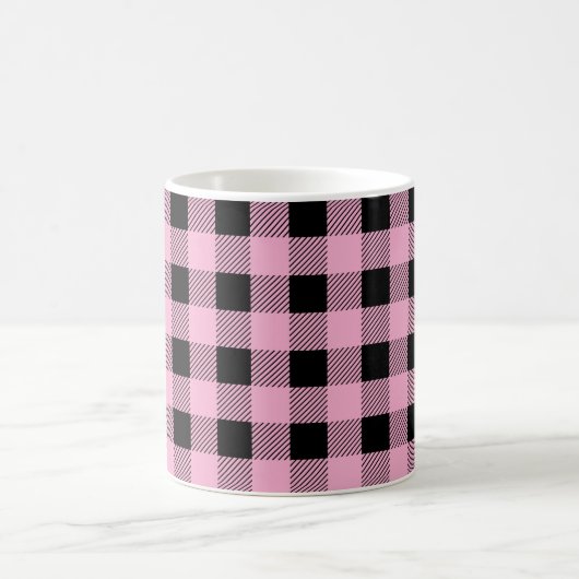 Kariertes Farbmuster Kaffeetasse (Mittel)