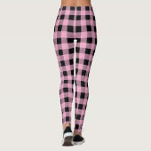 Kariertes Farbmuster Leggings (Rückseite)